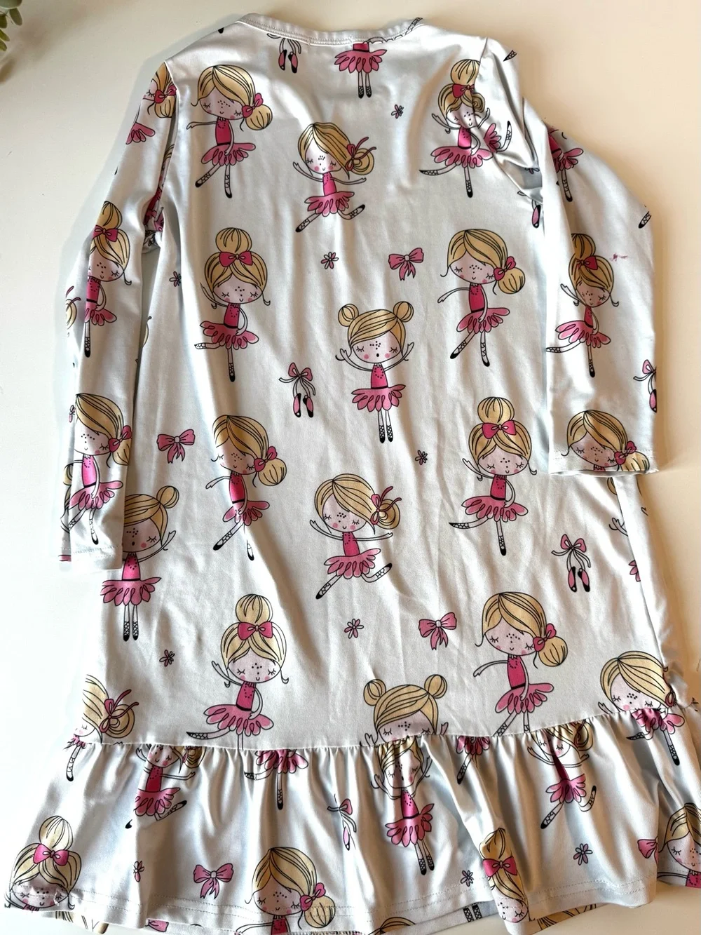 Girls Nightgown Bundle Size 6/7 Unicorn & Ballerina Sleep Dresses Set of 2 - Picture 12 of 14